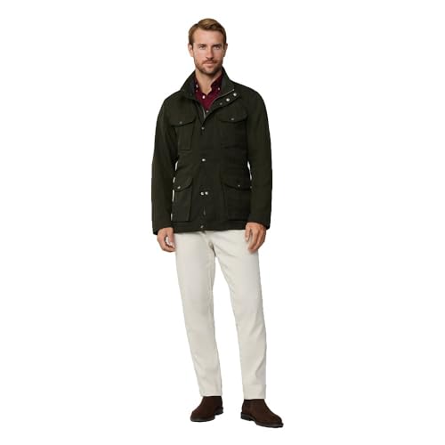 Hackett London Para Hombre. HM4000043 Chaqueta Velospeed Verde (Xxl), Casual, PoliéSter - 8