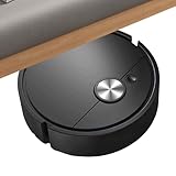 Robot mocio senza fili, 200 PA, aspirapolvere intelligente per pavimenti, aspirapolvere automatico e mocio con pulizia efficiente, robot per peli di animali domestici e pavimenti in legno, casa