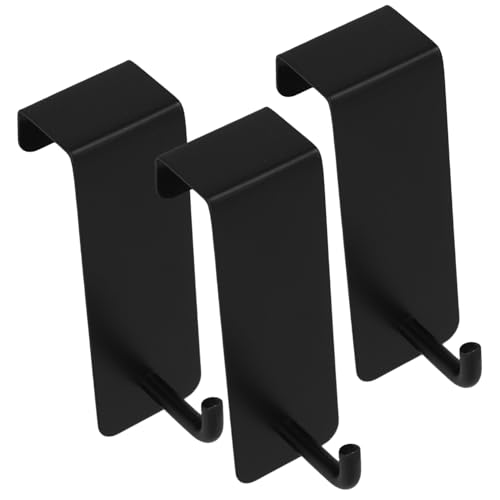 Tofficu Multipurpose Wall Mount Hooks Over The Door Coat Hanger Stainless Steel Space-Saving Storage Robe Hook for Living Room Bathroom