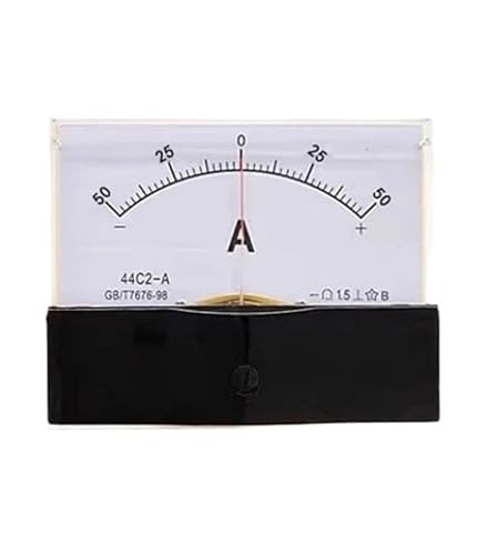 Ampèremètre DC bidirectionnel analogique pour surveiller la charge de batterie solaire 50A