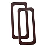 Photo Gallery hemobllo 2 pezzi manici per borse legno rettangolari retrò da legno massello per fai da te accessori eleganti per borsa donna manici ergonomici e stile vintage per clutch da Photo Gallery hemobllo 2 pezzi manici per borse legno rettangolari retrò da legno massello per fai da te accessori eleganti per borsa donna manici ergonomici e stile vintage per clutch da
