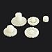 Coupling Set/Gear Set Suitable for Philips Satinelle Essential Corded Epilator BRE224/00 - BRE225/00 - BRE229/00 - - BRE275/00 - BRE285/00 Models - Replacement for Epilator Toothed Wheels