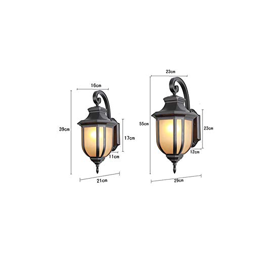 Lampe murale pour terrasse traditionnelle et décoration d'escalier extérieur - 8