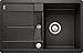 Produktbild BLANCO METRA 45 S-F | Granitspüle aus SILGRANIT schwarz | Einbauart: Flächenbündig | reversibel | für 45 cm breite Unterschränke | Großes Becken | Reinigungsfreundliche Öberfläche