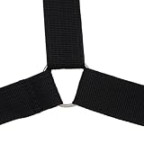 Cabilock Verstellbarer Saxophon Schultergurt Verstellbares Harness Design mit Anti Rutsch Haken aus Baumwolle und Kunststoff für Alt Saxophon Zubehör