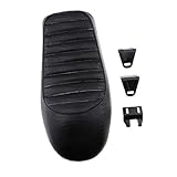 ★【Confortable et antidérapant】 La surface de la selle de moto est antidérapante pour éviter de glisser pendant la conduite, Son contour ergonomique s'adapte à la posture assise du pilote et répartit uniformément la pression, ce qui en fait le choix idéal pour les longs trajets.