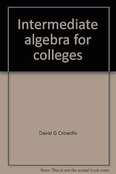 Hardcover Intermediate algebra for colleges Book