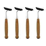 antigua maquina de afeitar gillette Maquinillas de afeitar de doble filo para hombre: fabricadas con bambú y acero inoxidable, estas maquinillas son increíblemente resistentes y duraderas