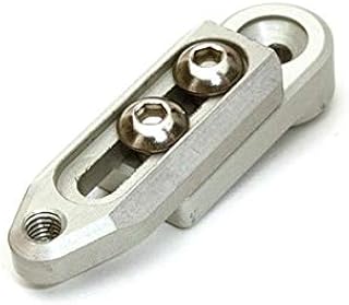 Integy RC Model C27143SILVER Alloy Machined Adjustable Length Servo Horn 23T for KO & JR Servo (r=20-27mm)