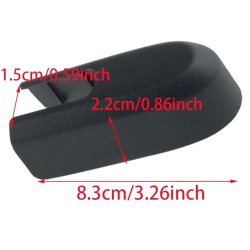 Tapa brazo limpiaparabrisas trasero de plástico ABS resistente para Captiva 3
