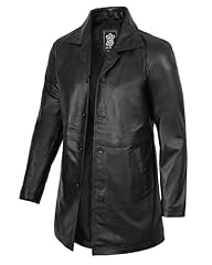 Black - Super Leather Coat