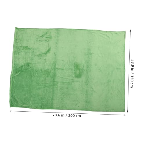 Manta polar verde ULTECHNOVO cálida para sofá y camping con tejido ultrasuave 7
