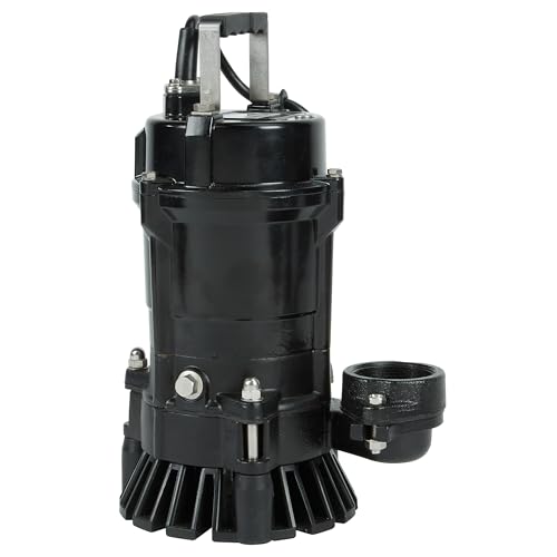 NorthStar Cast Iron Submersible Trash Water Pump, 3965 GPH Max. Flow, 2in. Port