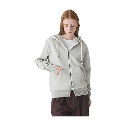 パーカー アンユースレス ジップアップ スニットパーカー 服 洋服 ファッション 耐久性 上品 コーマ糸 無撚糸コットン 洗濯可能 墨田区 東京都 オフ/L