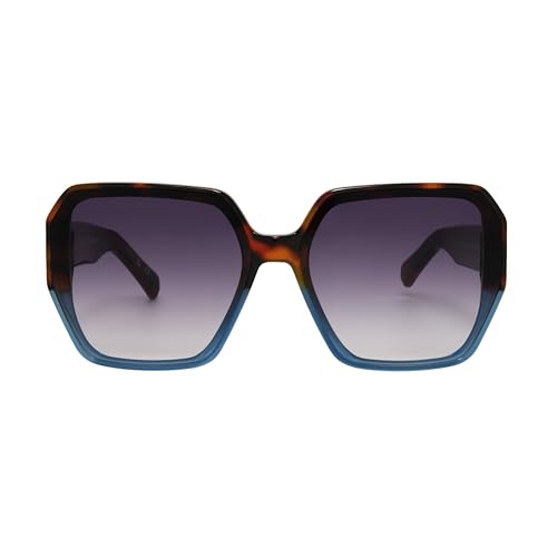 Foster Grant Sofia Vergara x Women's Limited Edition Geo Square Sunglasses, Tortoise, 63 mm2