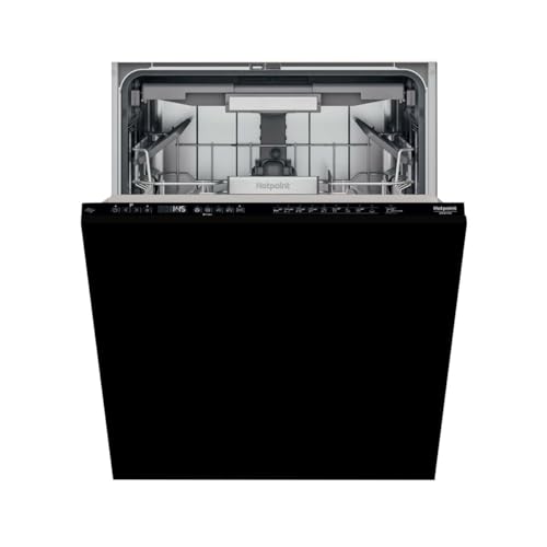 Hotpoint - H7IHP40L Lave-vaisselle Intégrable 60 cm avec 15 Couverts - Zone Wash 3D, Active Dry - Interface Digitale - Niveau sonore 39 dB, Classe Énergétique C