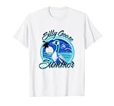 Silly-Goose Summer Funny Summer Vacation Beach Animal Men Women Kids T-Shirt