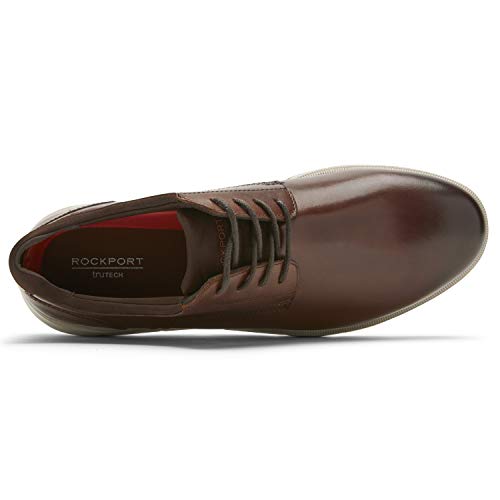 Rockport Mens Grady Plain Toe Sneaker, Dark Brown, 9.5 Us #TOP2