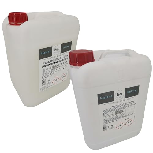 HO Higiene Online | Pack Detergente + Suavizante | Producto de Limpieza Profesional para Ropa | Detergente (10L) + Suavizante (10L)