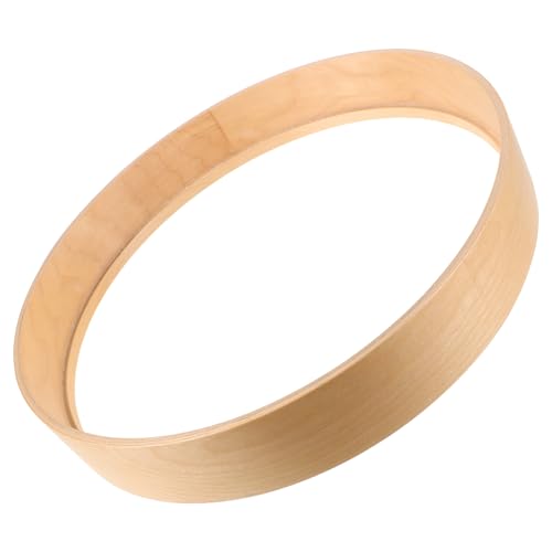 EPIGEIST Solid Wood Round Clock Frame 12-Inch Unfinished Birch Wood