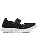 Loafers for Women Color Block Elastic Woven Mary Jane Flats Close Toe Business Casual Shoes Comfortable & Lightweight Penny Loafers Dressy Slip On Work Shoe Fashion Outdoor Walking Shoes Black