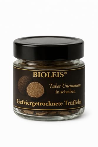 BIOLEIS I BIO TRÜFFEL GEFRIERGETROCKNET I IN SCHEIBEN I Premium Qualität I Liofilisiert für Maximales Aroma und Sofortige rehydrierung I 10 g