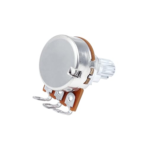 Image of Banworks Metric M8 Thread A250K+B250K Mini Electric Guitars Pots 2A2B Aluminum 18-Spline Split Short Shaft (15mm Length) Audio & Linear Taper Potentiometers for Squier /Epiphone /Ibanez /ESP JT /XNQ-02