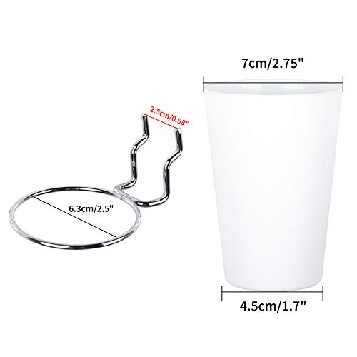 image for Kuhome 6 Sets Pegboard Hooks with Pegboard Cups, Ring Style Pegboard B