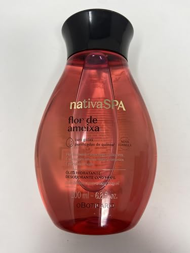 O BOTICARIO NATIVA SPA OLEO HIDRATANTE FLOR DE AMEIXA 200ML