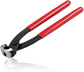 LEONTOOL 9-Inch Ear Clamp Pliers Front and Side Jaw Ear Clamp Pincers Crimping Tool Install Remove Crimp Clamp Tool Plastic Pipes Beverage Automotive Marine Motorcycle Plumbing