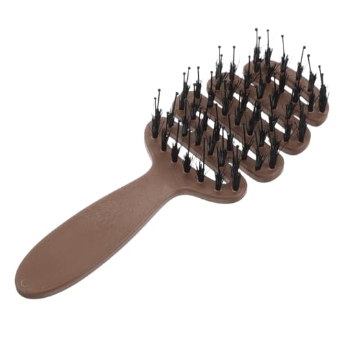 FOMIYES Bristle Hair Care Comb  їpwAuV XJvuVV[ u[hCpuV cpwAuV vX`bN Light Brown