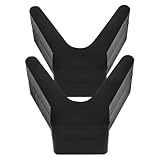 BELLIFFY 2 Stück Teiliges V förmiges Bootsanhänger Bugstopp Gummipuffer Kratzfest Für Yacht Kajak Dock Marina Bootsanhänger Zubehör Ersatzteil