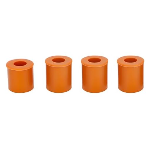 Creality Offiziell 3D Drucker Silikon Heizbett Nivelliersäule, 3D Drucker Silikon Dämpfer hitzebeständig, Nivellierfeder Ersatzteil für Ender-3/Ender-3S/Ender-3 Pro/Ender-3 V2/CR-10 Serie (4 Stück)
