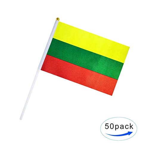 Pacote com 50 bandeiras pequenas de bandeira pequena e bandeiras nacionais