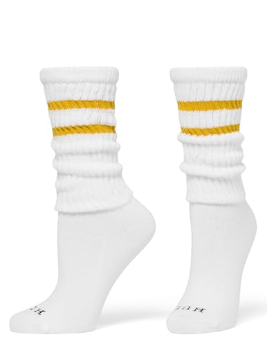Image of HUE Women's Slouch Socks Crew Boot Chunky Ribbed Cotton Scrunch
