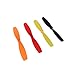 EKIND 8 Pcs Propeller 55mm Props 2-Blade Propeller 1mm Shaft for Fan Leaves Ship Model RC Aircraft Boat DIY Airplane Science and Education Toys (4 Color)