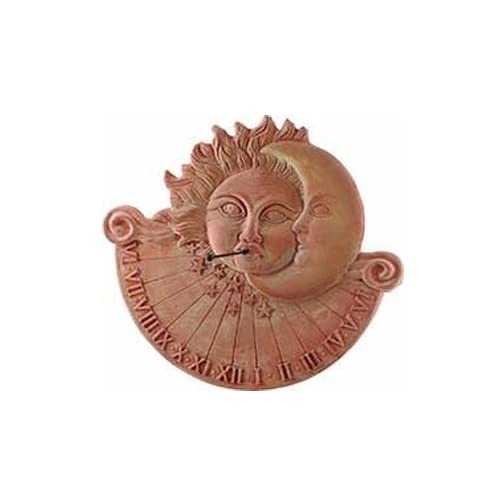 ANTICO MESTIERE MERIDIANA Eclissi RIFINITA A Mano 46 CM in Terracotta Giardino ARREDO