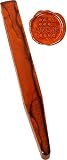 UDIG Siegellack Stange Klassik, 1 Stange, 12,8 cm Farbe wählbar rot blau grün Siegel Lack für brechende Siegel (Kupfer)