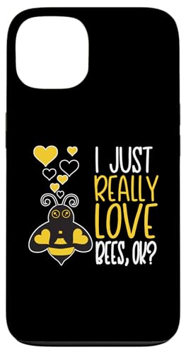 ���킢���I�̗��l I Just Really Love Bees OK �X�}�z�P�[�X iPhone 13 �p