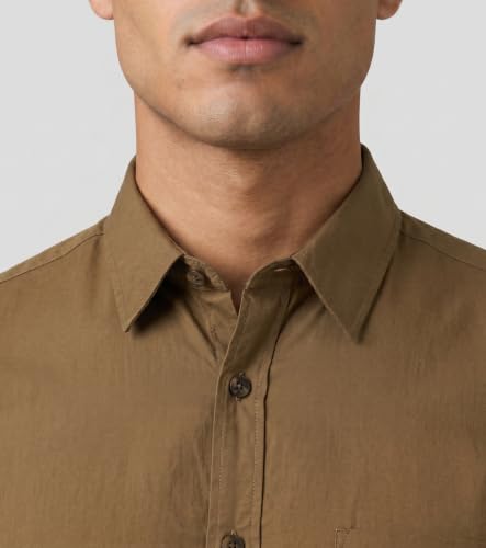Image of Amazon Brand - INKAST Men Solid Cotton Shirt | Casual Wear | Basic Essential Plain Everyday & Office Wear | Full Sleeve | Regular Fit