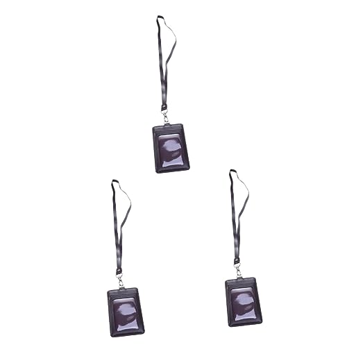 Porte-badge vertical en cuir PU pour ne plus jamais perdre votre carte d'identité