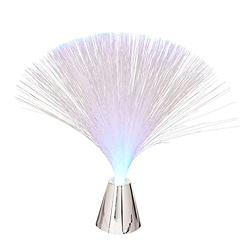 SEWACC 4Pcs Colorful Fiber Optic Lamp Effect LED Decorative Lights for Parties Bars and Home Decor Battery Not Included Safe to Use