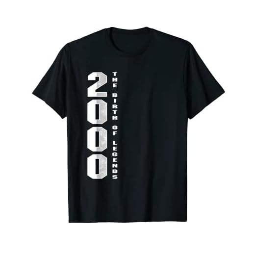 20º Cumpleaños Volumen 2000 Leyenda Nacimiento Año Regalo Camiseta