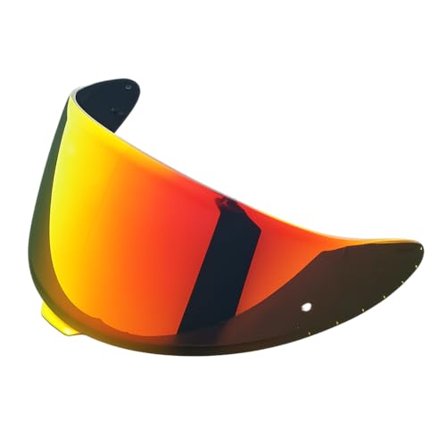 Shoei RF1400 X15 Helmet Visor Replacement Shield Anti-Fog Sun Shield Accessory Compatible with RF-1400 X15 CWR-2 Z8 X-SPR PRO(Gold Red)
