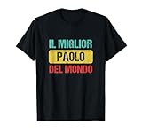 Questa maglietta personalizzata con il nome Paolo Name T-Shirt will make a great addition to Paolo's wardrobe.