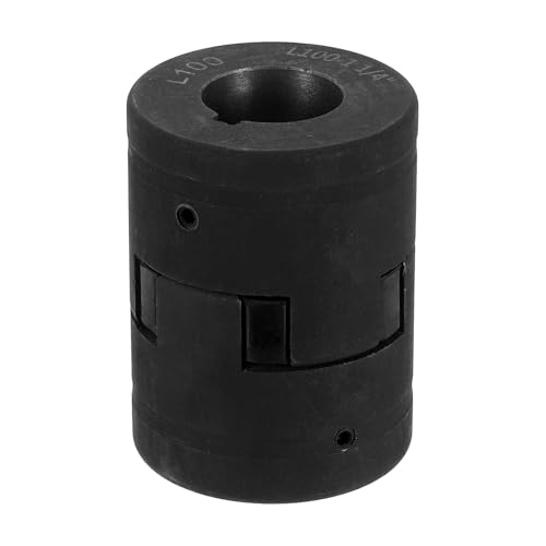 QUARKZMAN 1 bis 1-1/4 L100 Flexibles 3-teiliges L-Jaw-Kupplungskupplungsset & Buna-N NBR-Gummispider für Holzspalter Hybridgeräte