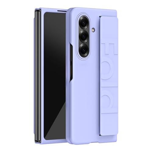 Coque pliable en silicone souple pour Samsung Galaxy Z Fold 7 couleur violet