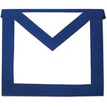 Blue Lodge Basic Master Mason Masonic Apron - [Blue & White]