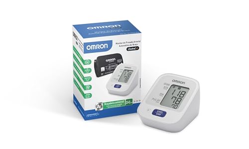 OMRON Monitor de Pressão Arterial de Braço Control+ Hem-7122, Branco