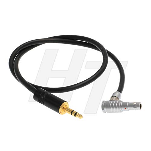Cable Zaxcom TRS 3,5 mm a 5 pines para ARRI Alexa Mini en ángulo recto 3